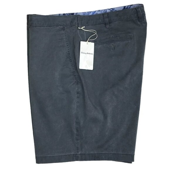Tommy Bahama Mens Big & Tall 54RG Fog Grey Stretch 10” Boracay Chino Shorts - Picture 5 of 6